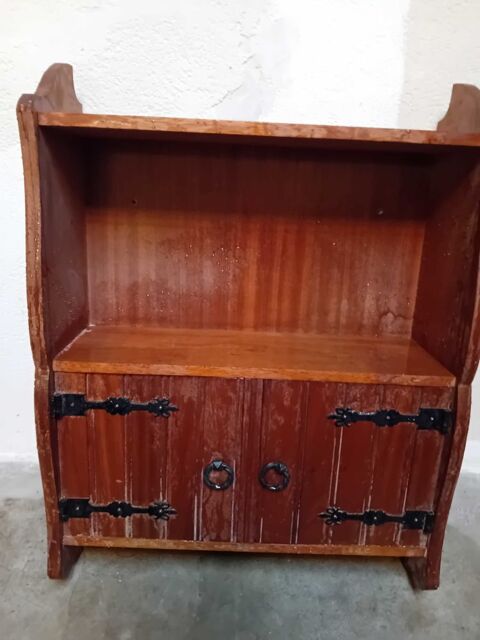 Etag�re mural vintage en bois massif et fer forger 35 Aubignan (84)