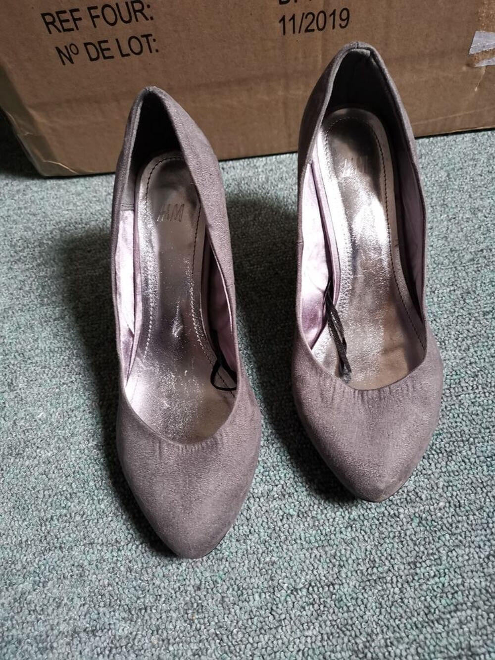 Escarpin gris H Chaussures