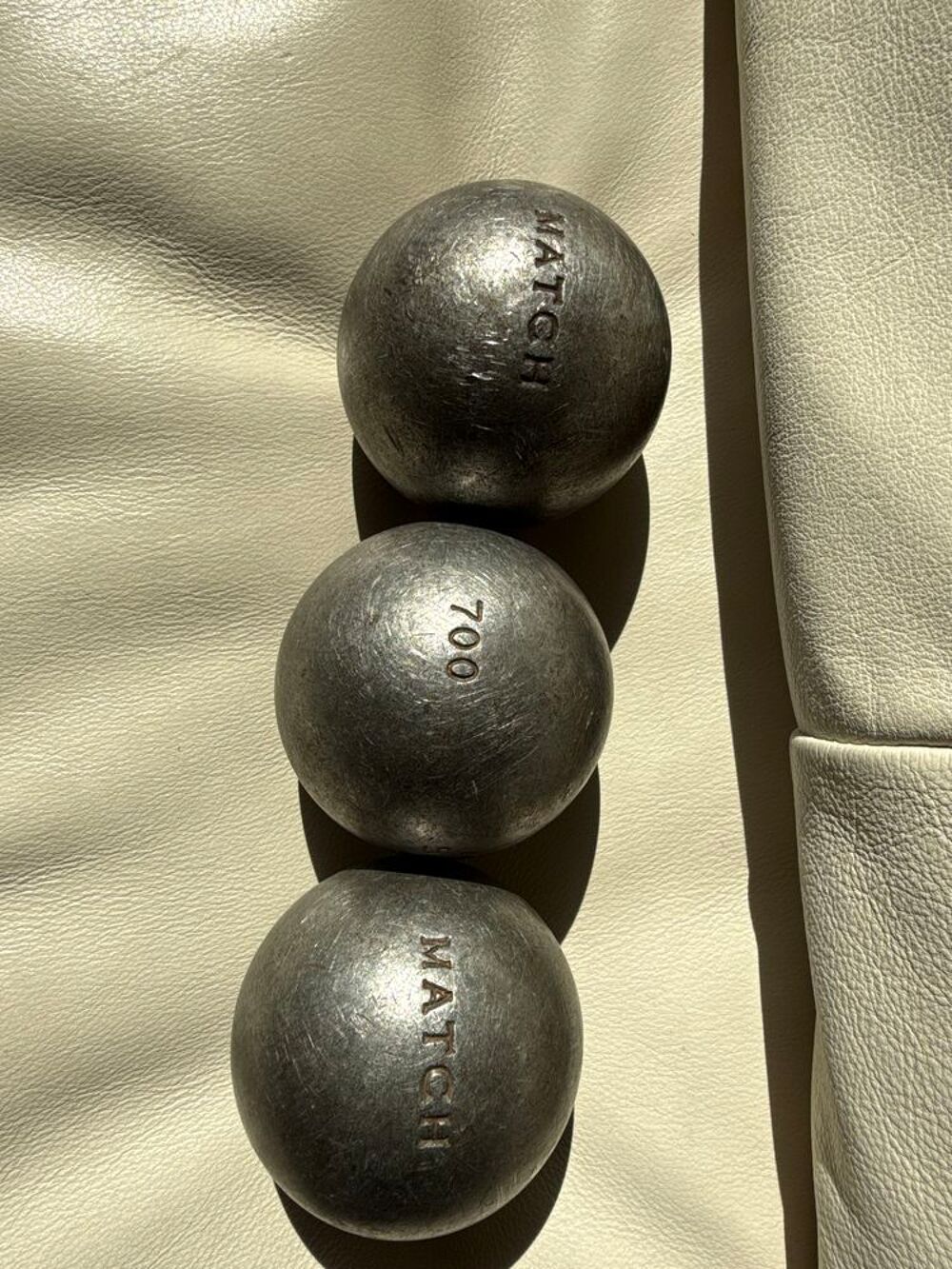 Boules de p&eacute;tanque obut triplette match 75/700 Sports