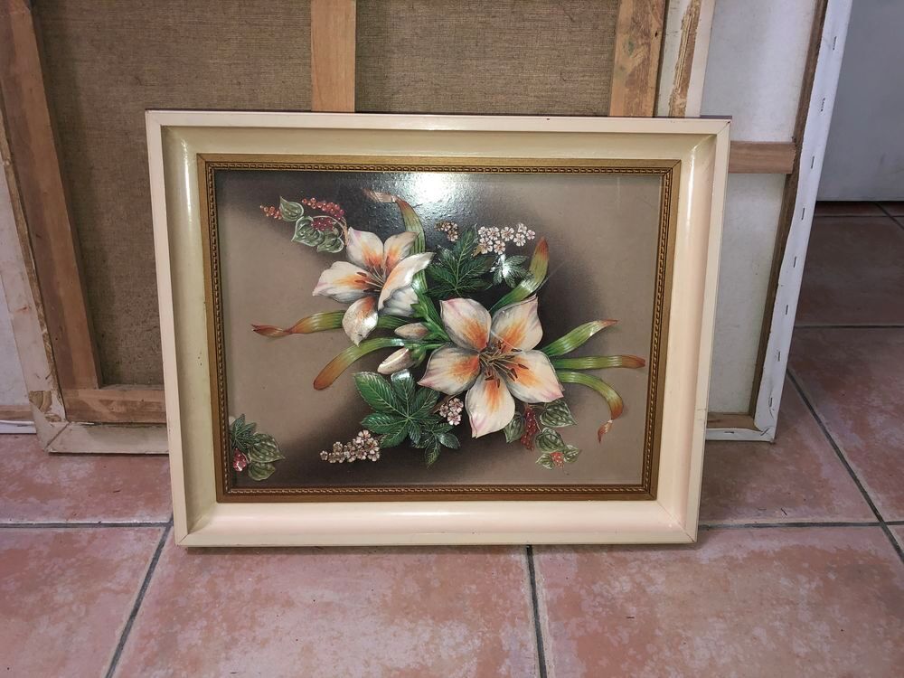 lot de 3 tableaux ancien () 
