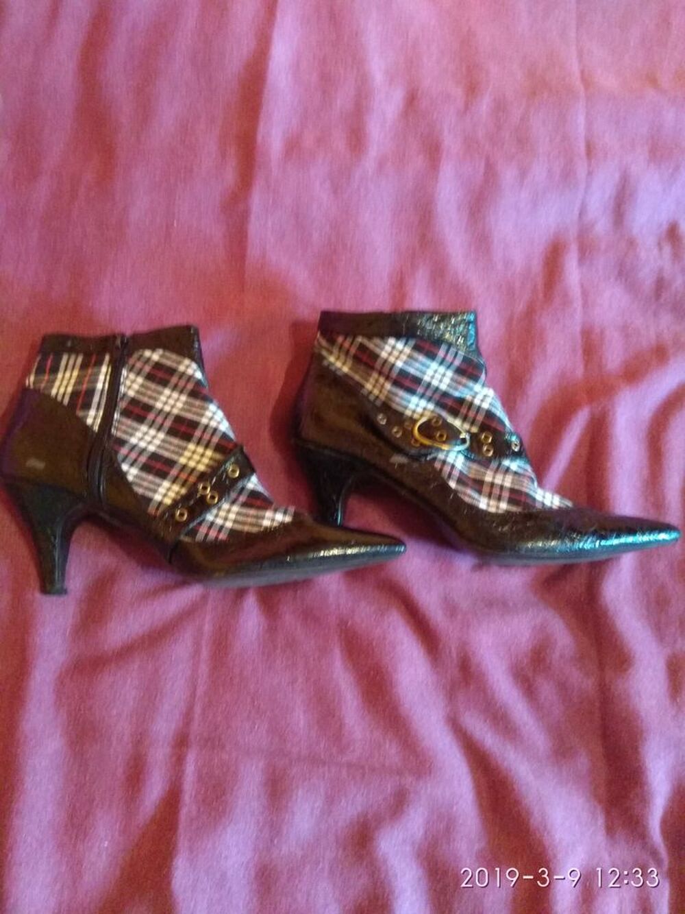 Bottines style &eacute;cossais Chaussures