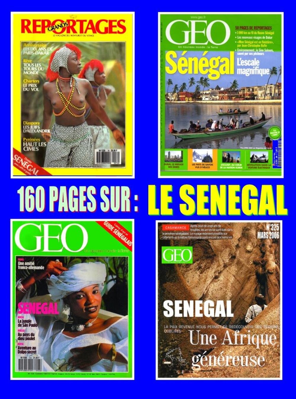 LE S&Eacute;N&Eacute;GAL - g&eacute;o - CARAMANCE / prixportcompris Livres et BD