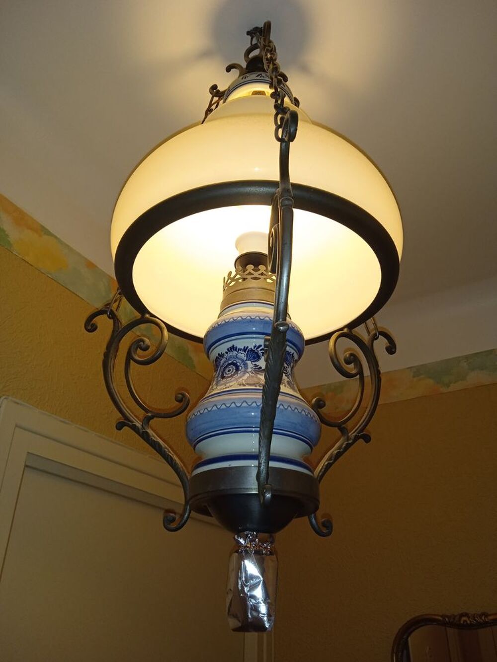 Lustre Hollandais style Lampe &agrave; P&eacute;trole Décoration