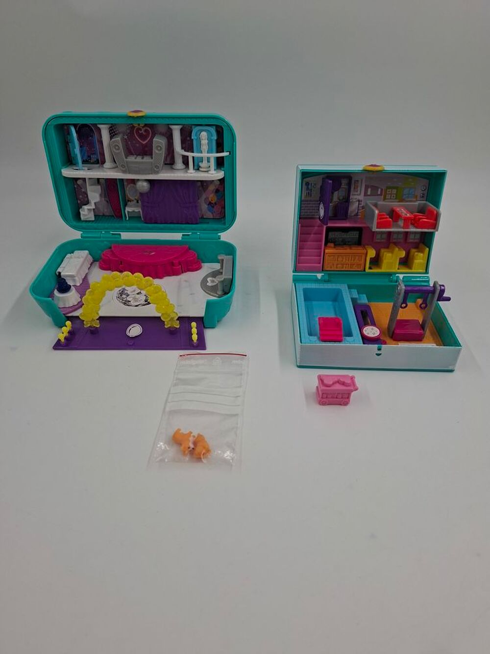 Lot de 2 Polly Pocket : &Eacute;cole + Sc&egrave;ne de Concert... Jeux / jouets