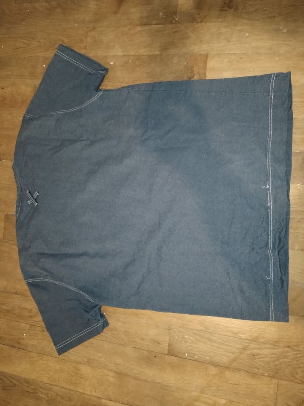 T-shirt homme bleu (Taille XXL) Vêtements
