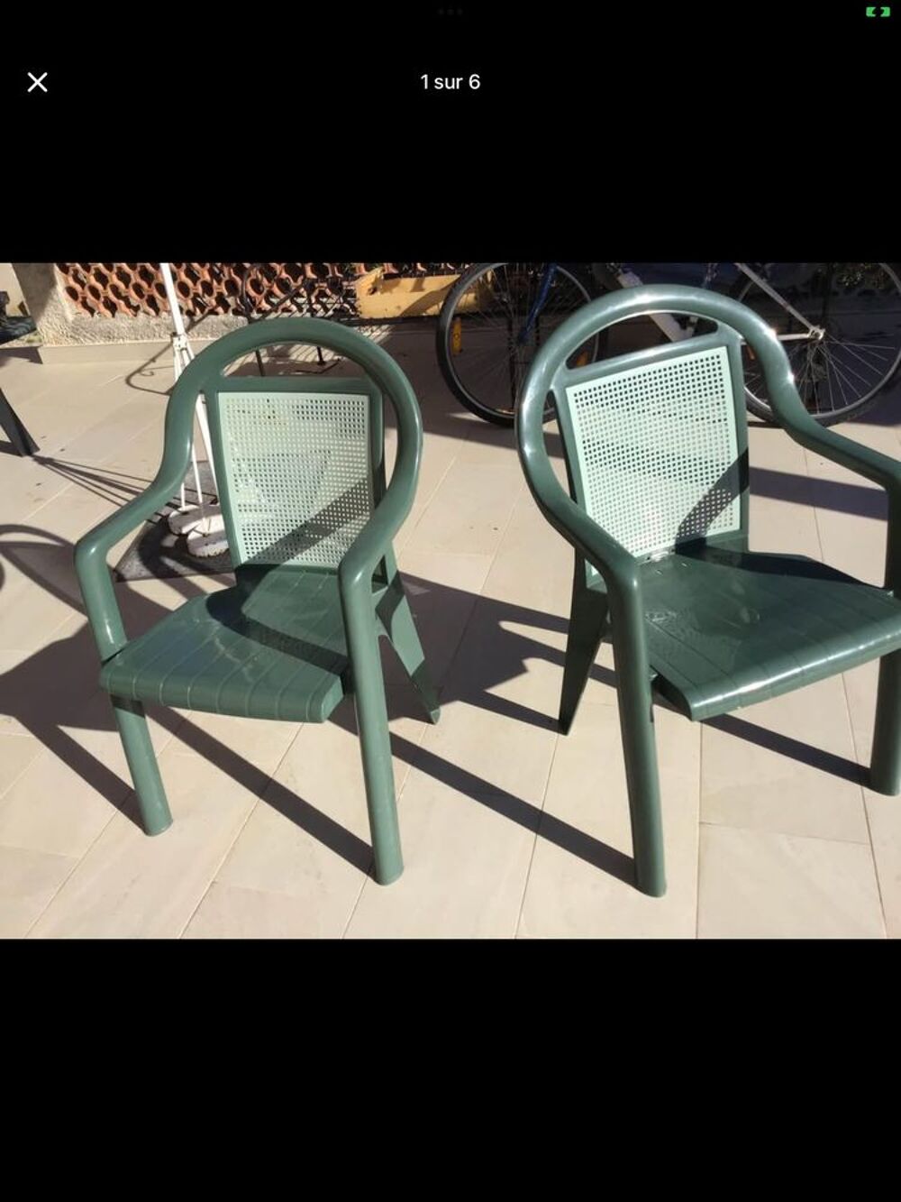 Quatre fauteuils de jardin ou Terrasse en excellents &eacute;tat. Jardin