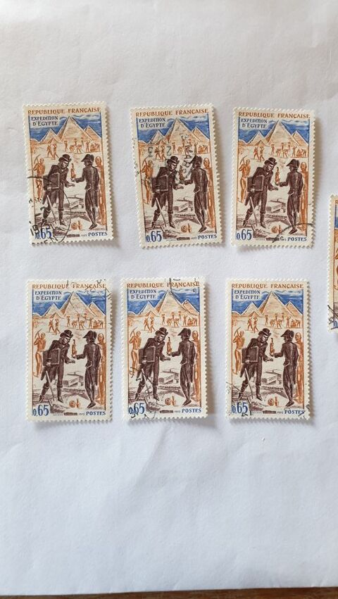 Timbre France Expdition d'Egypte 1972 oblitrs neuf avec g 1 Marseille 9 (13)