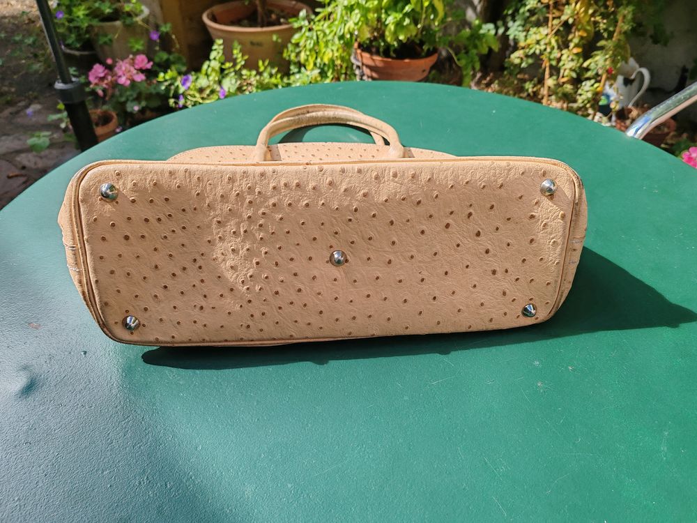 Sac en cuir - blanc cr&egrave;me Maroquinerie