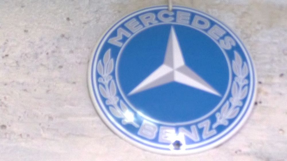 PLAQUE MERCEDES 12CM 