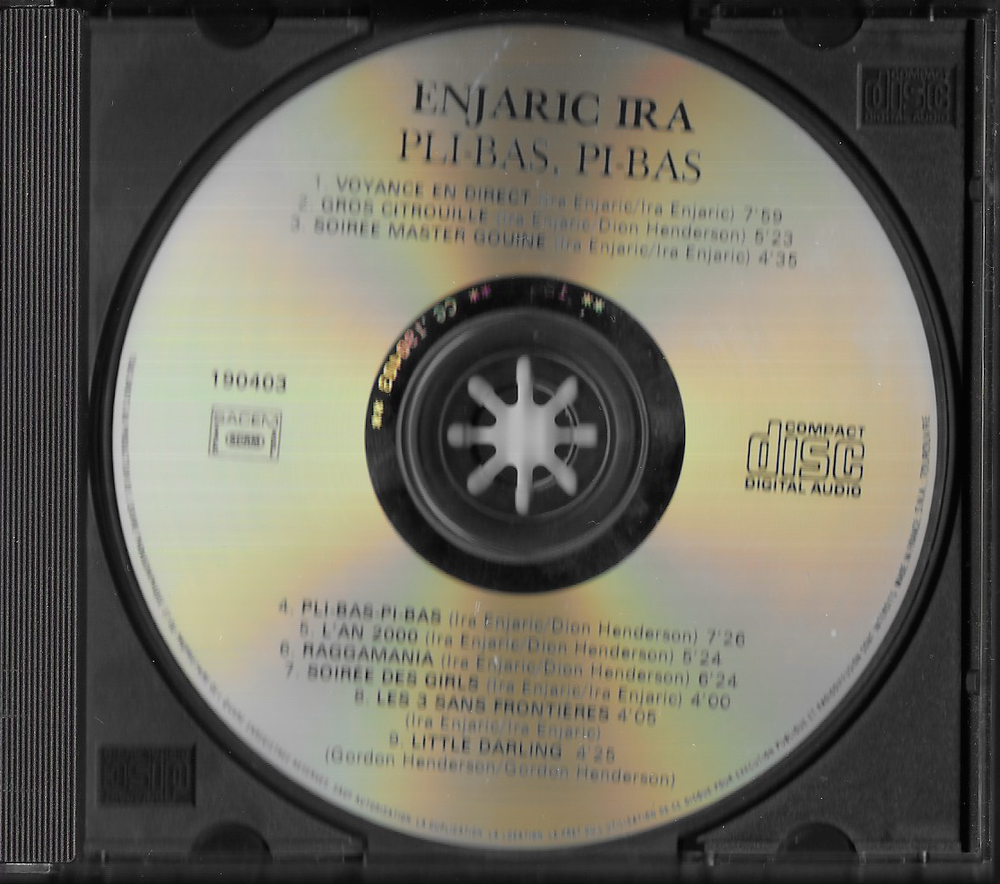 CD , ENJARIC IRA ,Pli-bas, Pi-Bas de 1991 CD et vinyles