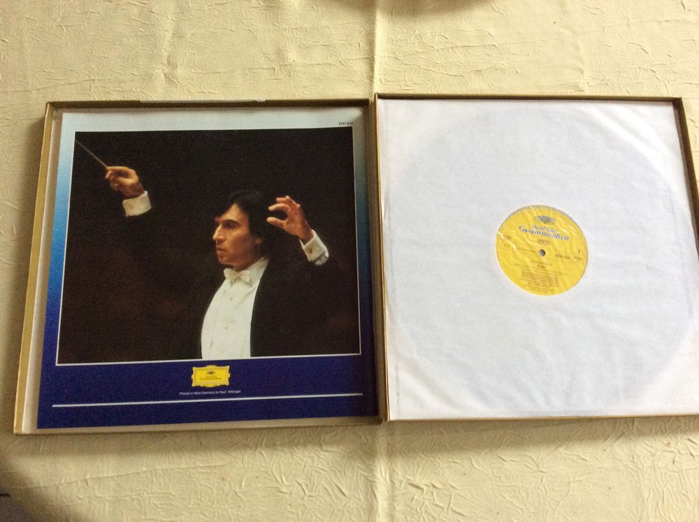 Opera Aida De Verdi coffret 3 vinyles 33T Deutsche Gramophon CD et vinyles