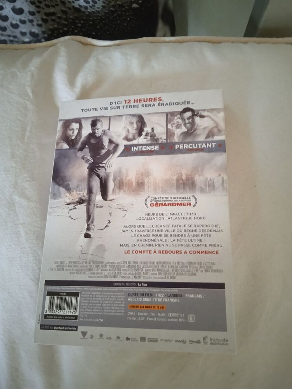 DVD Final Hours
2013
Excellent &eacute;tat
En Fran&ccedil;ais
Multi lan DVD et blu-ray