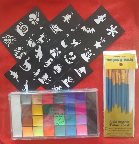 Peinture Visage 26 Couleurs 16 Avion (62)