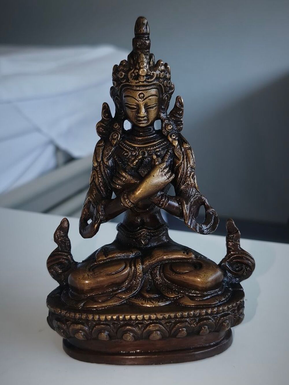 bouddha en bronze 