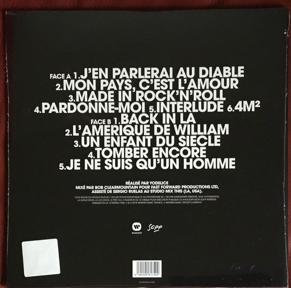 Album vinyle "Mon Pays c'est l'Amour"Johnny Hallyday CD et vinyles