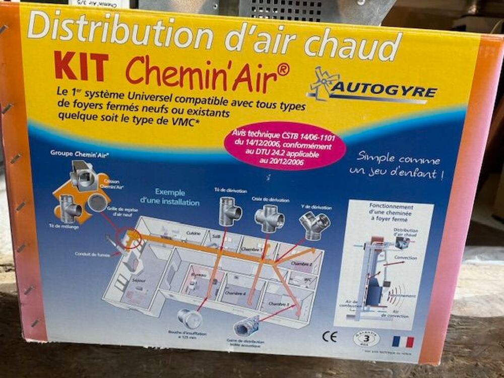 2 circulateurs d'air chaud Autogyre Bricolage