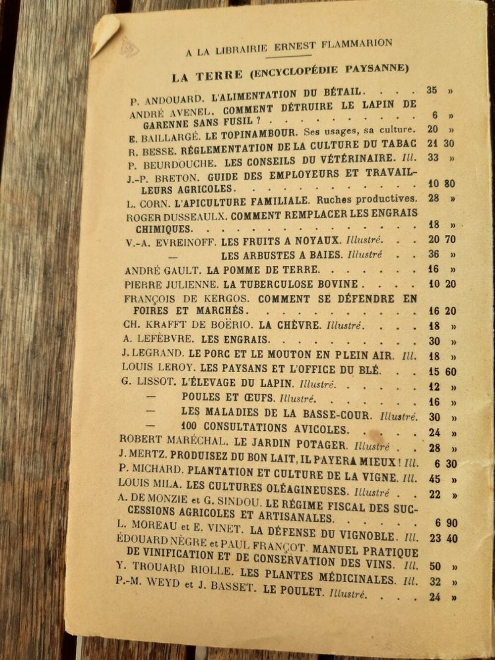Livre &quot;un peu de tabac&quot; 1944 Livres et BD
