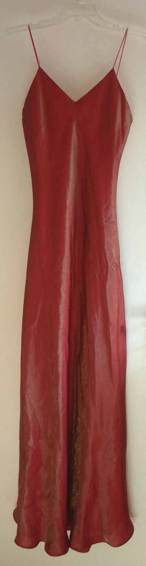 Robe de soire rouge satine T.36 10 Saint-Mars-d'Outill (72)