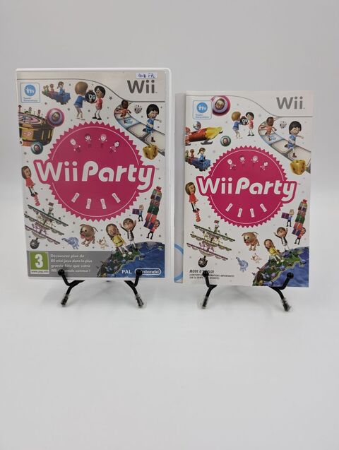Jeu Nintendo Wii Wii Party en boite, complet (boite FR) 12 Vulbens (74)