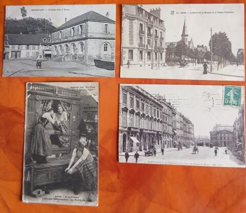 4 CARTES POSTALES ? DIJON ? BORDEAUX - RONCHAMP 5 Dijon (21)