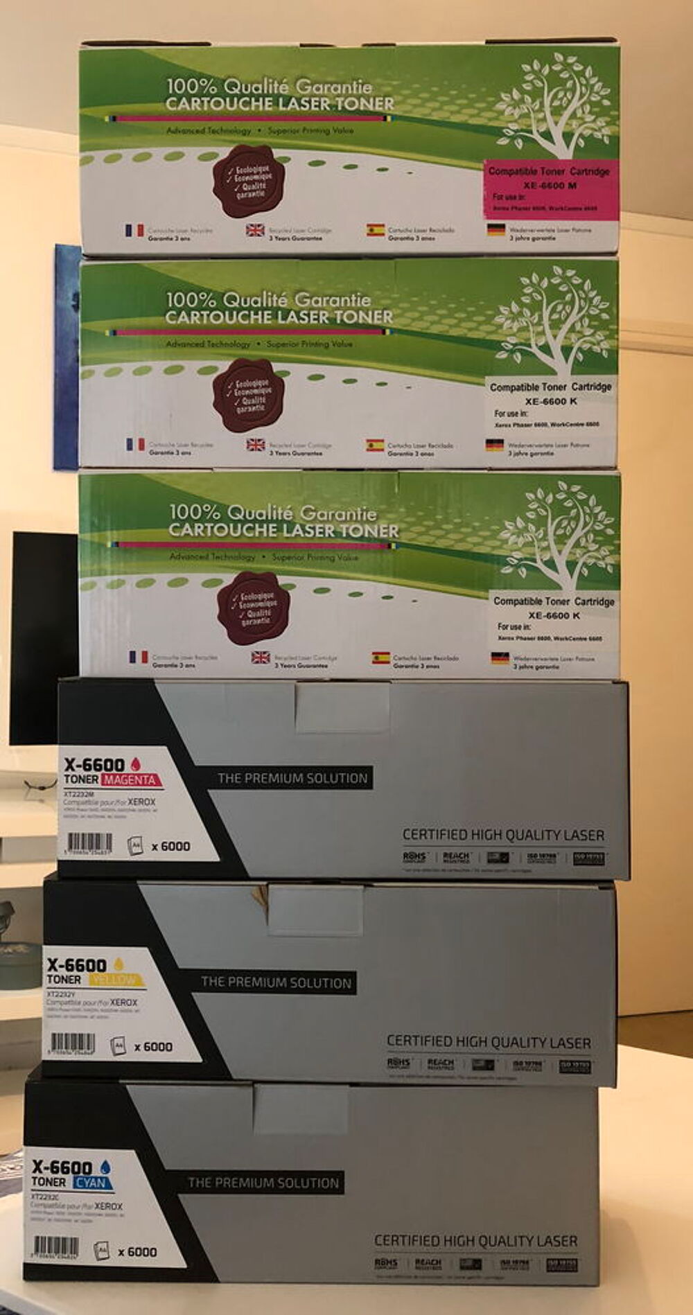 6 cartouches compatibles XEROX Phaser 6600 / WorkCentre 6605 Matériel informatique
