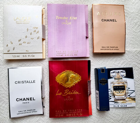 Lot 6 �chantillons de parfum N�13 6 Cagnes-sur-Mer (06)