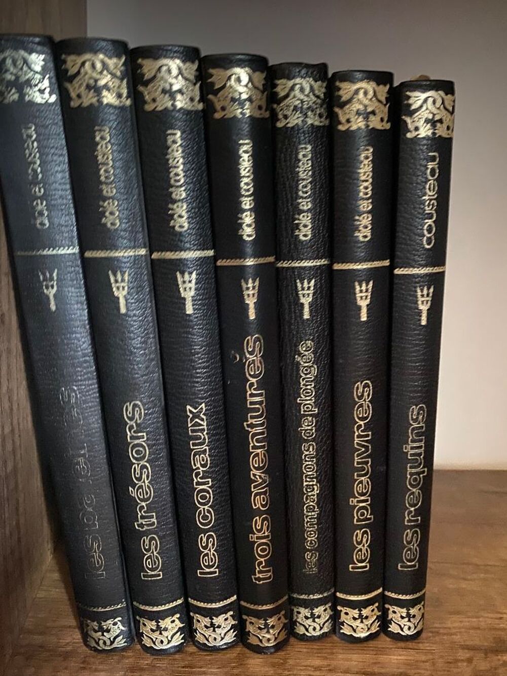 Lot 7 Livres Jacques-Yves COUSTEAU - Encyclop&eacute;die de la Mer Livres et BD
