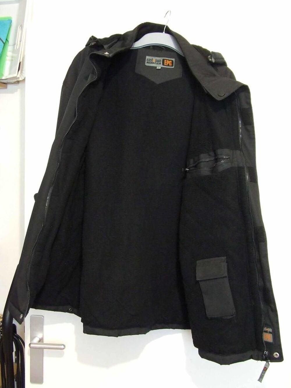 Parka mi-long homme, EAST POLE, Noir, Taille L (52) TBE Vêtements