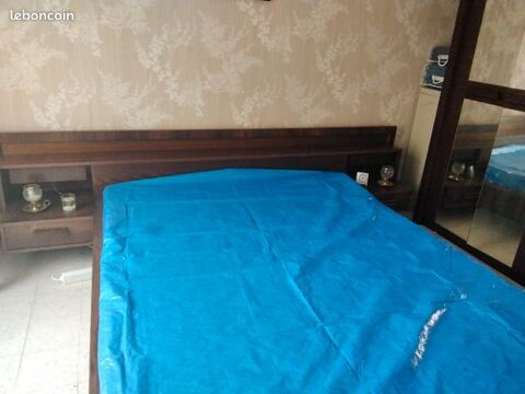 Chambre  coucher lit 2 places Et armoire portes miroir 150 Bouzy-la-Fort (45)