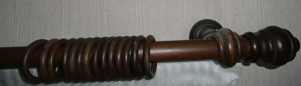 2 TRINGLES &agrave; rideaux ou double rideaux compl&egrave;tes Décoration