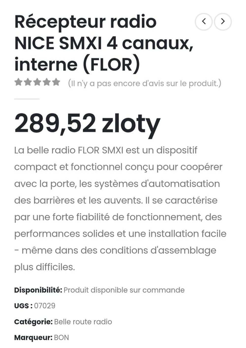 Moteur commande portail ou volet Bricolage
