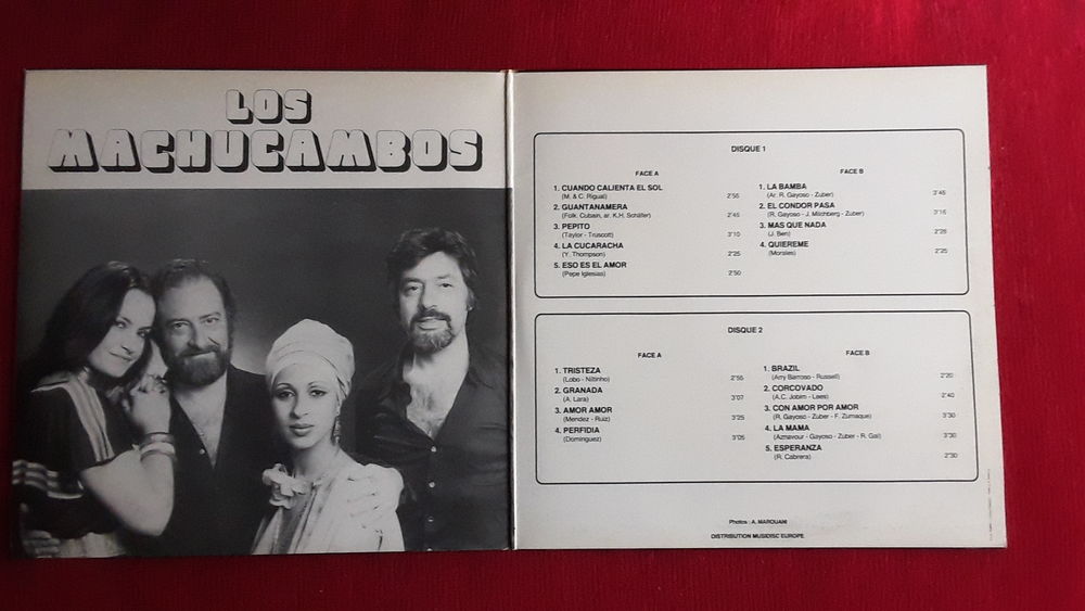 Disque vinyle double 33 tour Los Machucambos CD et vinyles