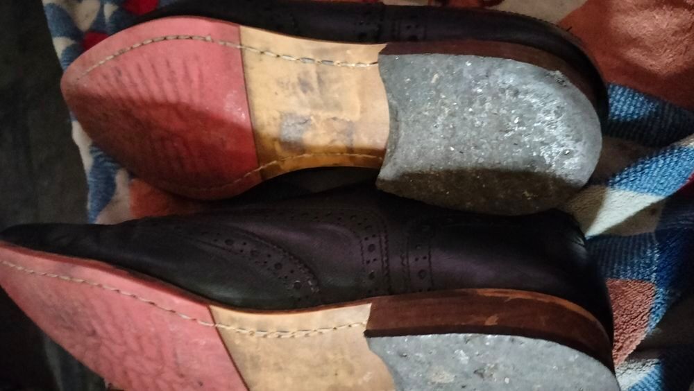 Mocassins a lacets cuir cousu Eram pointure 44 tr&egrave;s bon &eacute;tat Chaussures