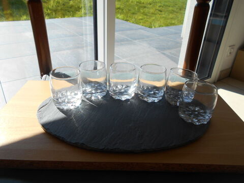 Six verrines amuse-bouche sur plateau ardoise neuves 15 Retiers (35)