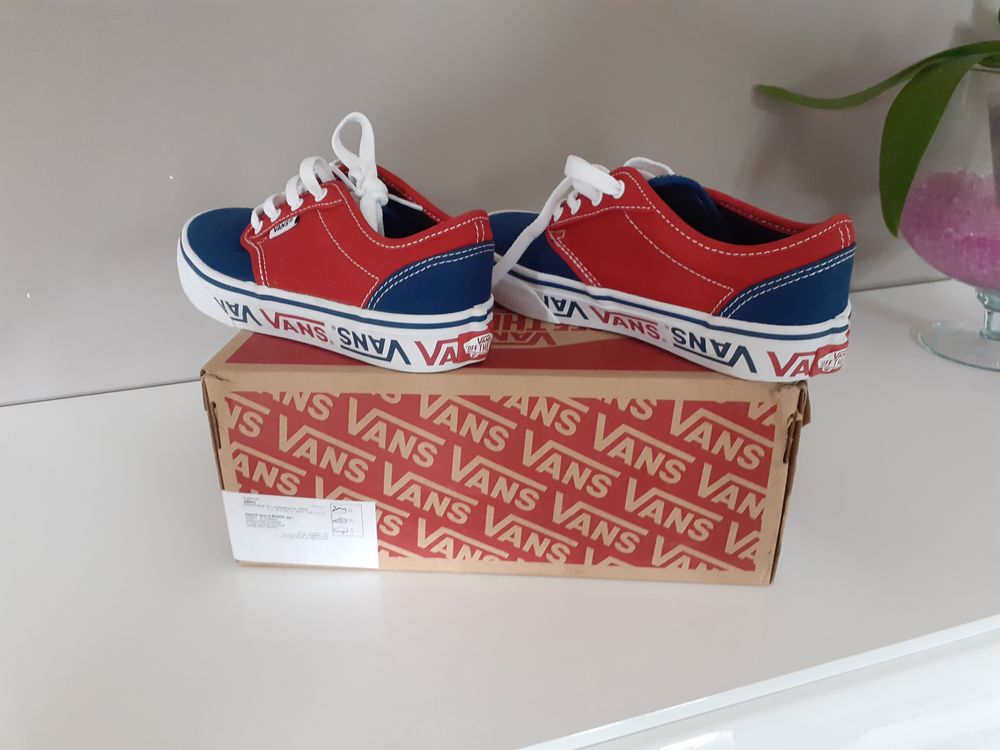 Basket van's rouge et bleu Chaussures enfants