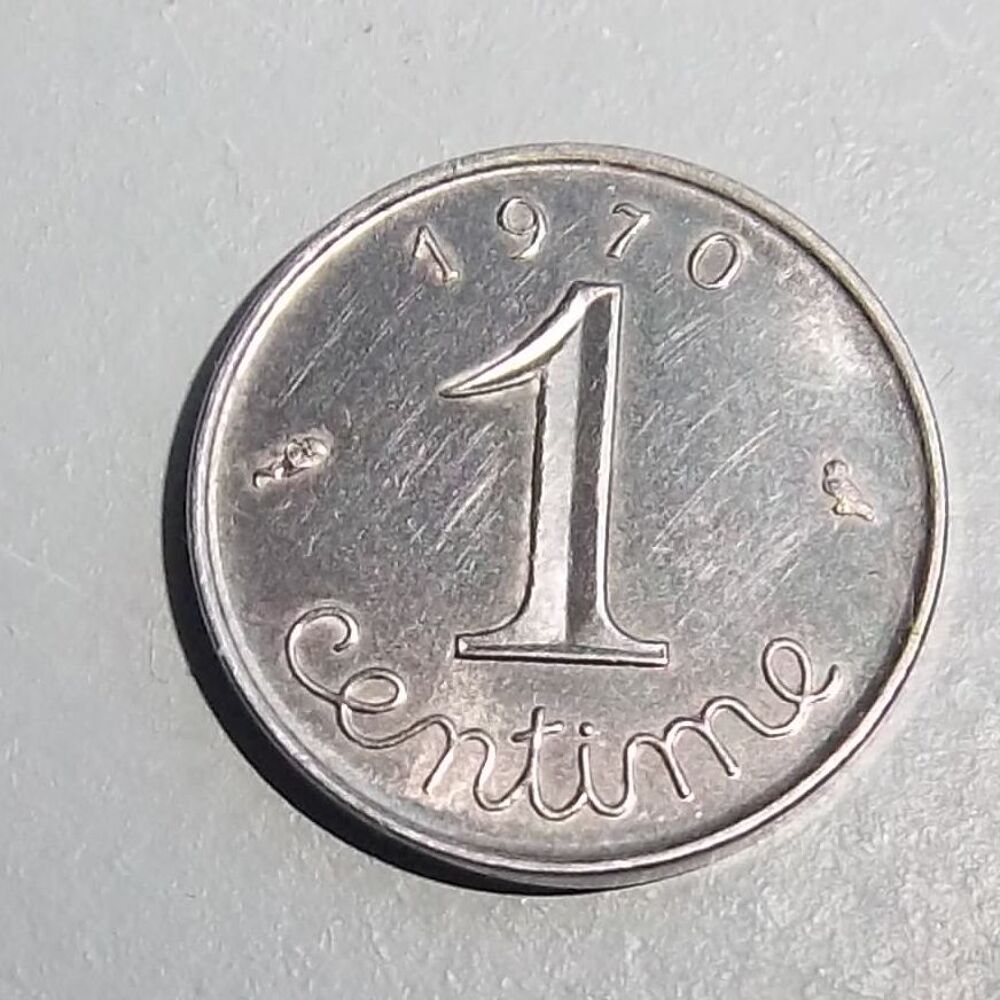 1 centime &eacute;pi 1970 