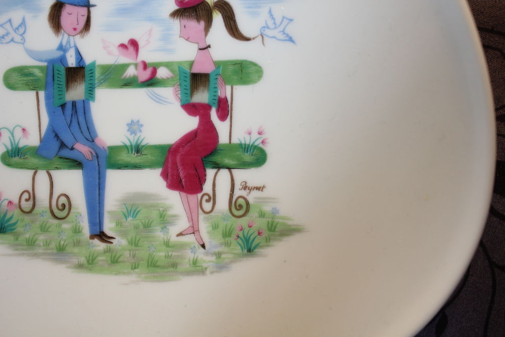 PEYNET Assiette porcelaine Rosenthal Studio-Linie 