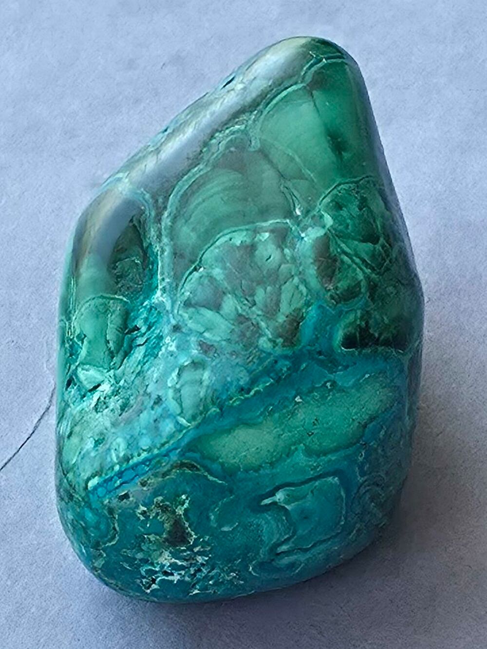 Chrysocolle du Katanga RDC-Pierre Polie 58g 