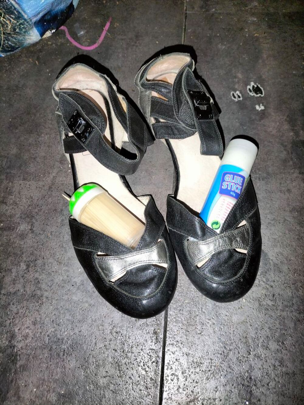 Ballerine babies cuir Man Zelle pointure 38 tr&egrave;s bon &eacute;tat Chaussures