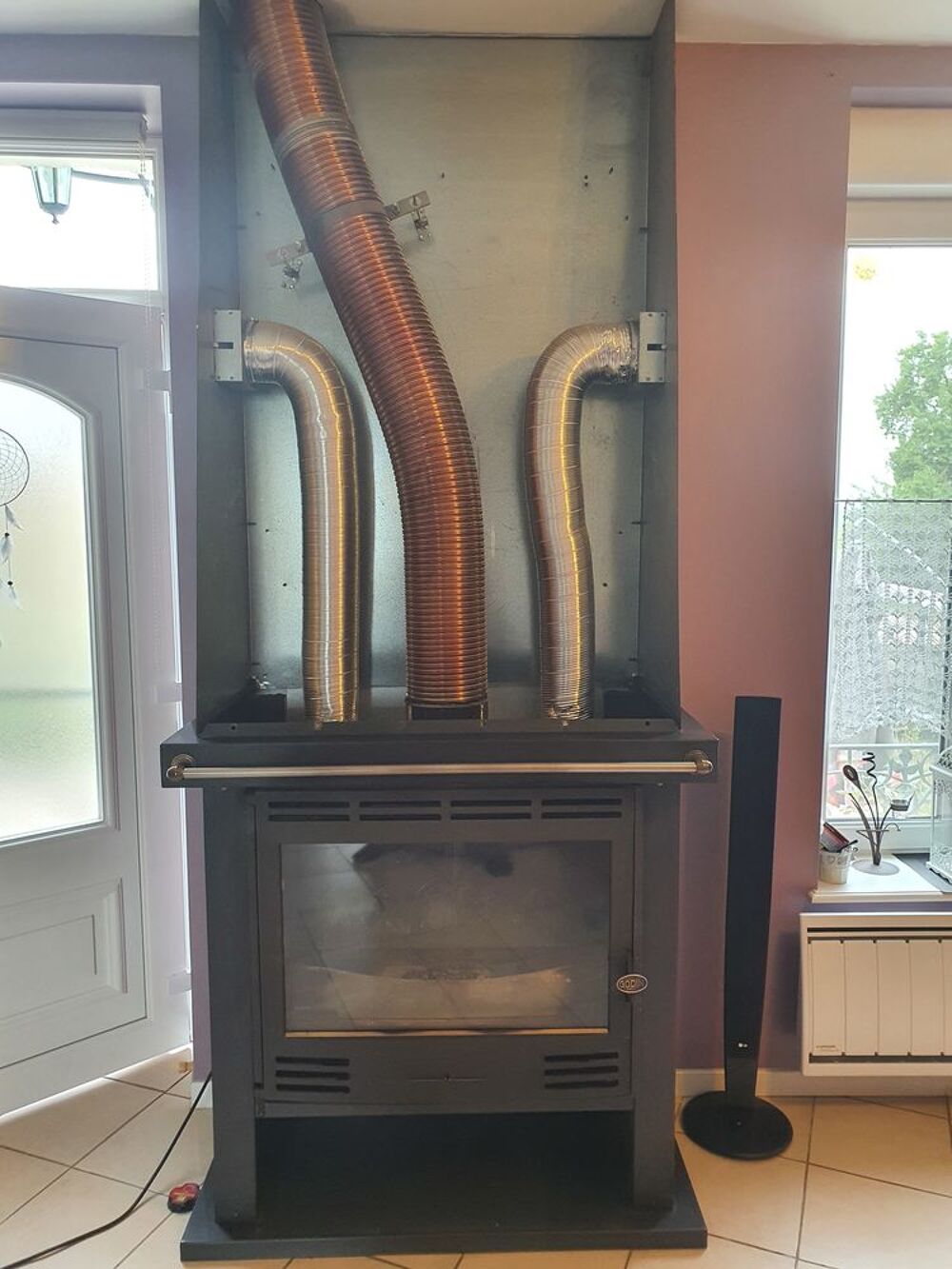 Chemin&eacute;e Bois Godin Bricolage