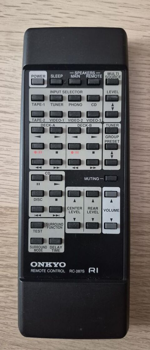 ONKYO RC-287S Télécommande amplificateur Thiais (94)