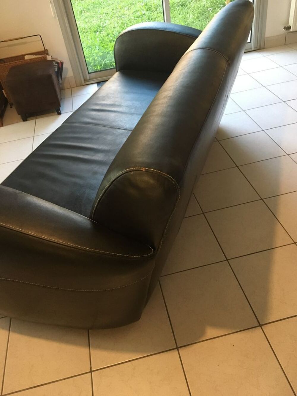 canape cuir marron Meubles