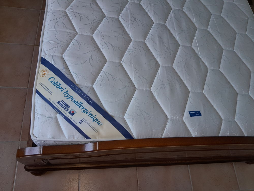 Matelas Bultex et sommier &agrave; lattes 140 x 190 cm Meubles