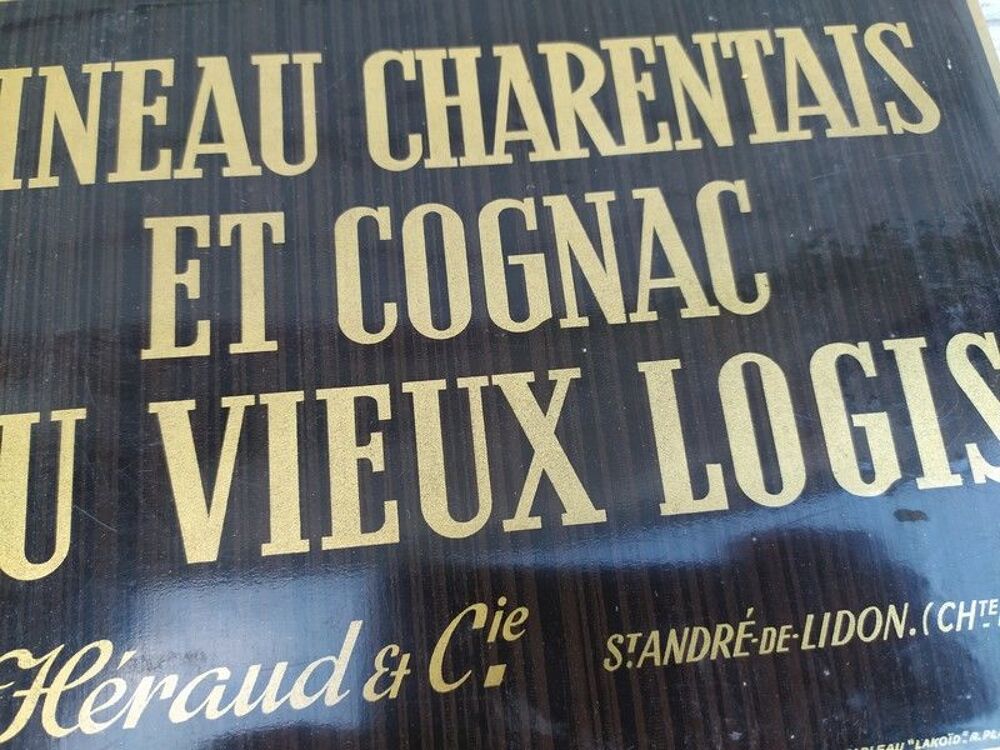 Glaco&iuml;de Publicitaire Pineau et Cognac du Vieux Logis H&eacute;raud 