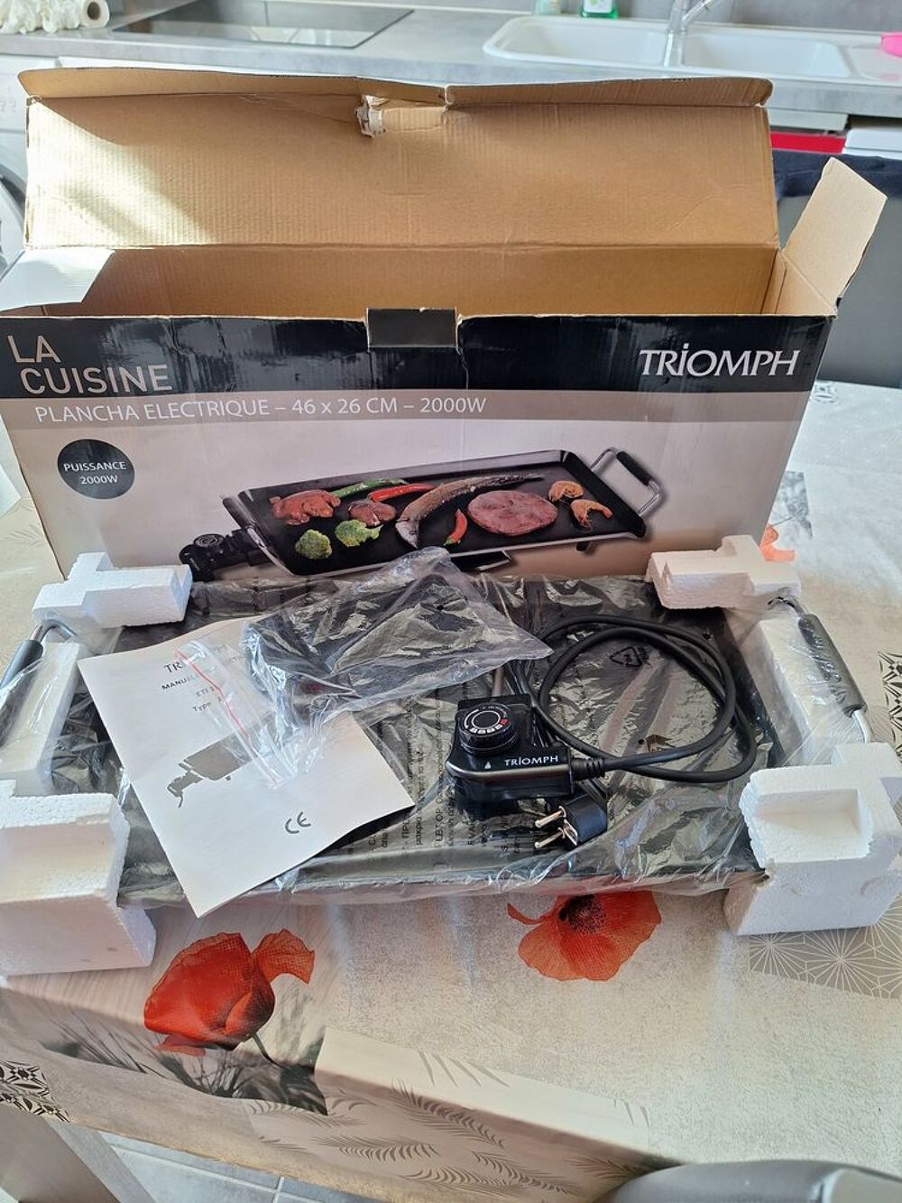 Plancha 2000w Electroménager