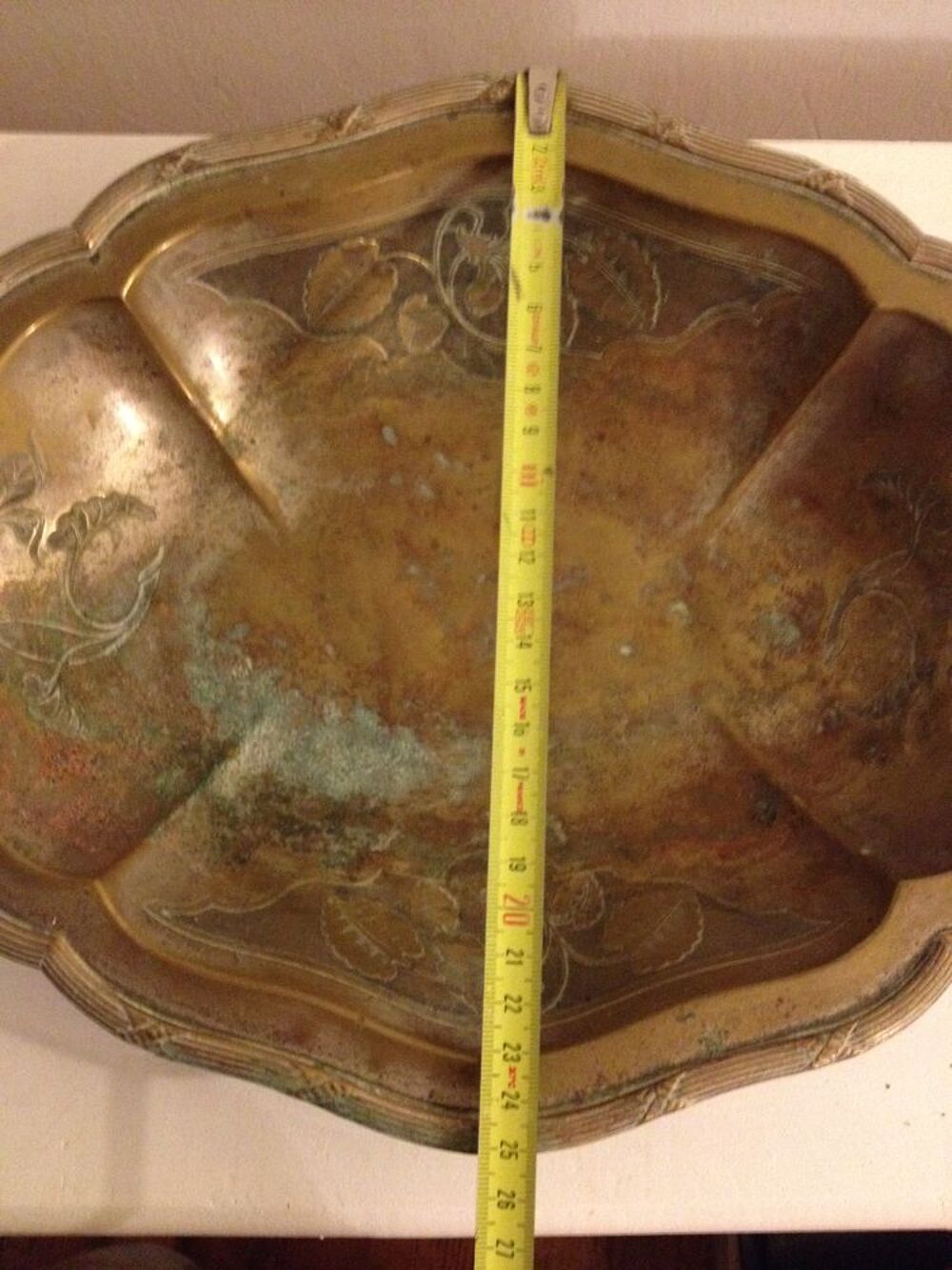 Souvenir ancien plat &agrave; corbeille &agrave; service ou autre Décoration