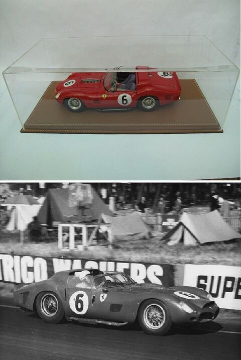 Ferrari 330TRi n°6 Le Mans 1962- MG Models 1/12 1600 Saint-Amand-les-Eaux (59)