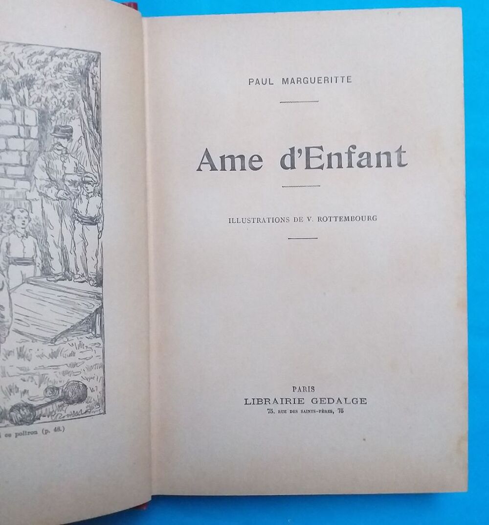 Paul MARGUERITE : Ame d'enfant Livres et BD