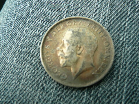 Pi�ce argent One Shilling  1917 17 Bordeaux (33)