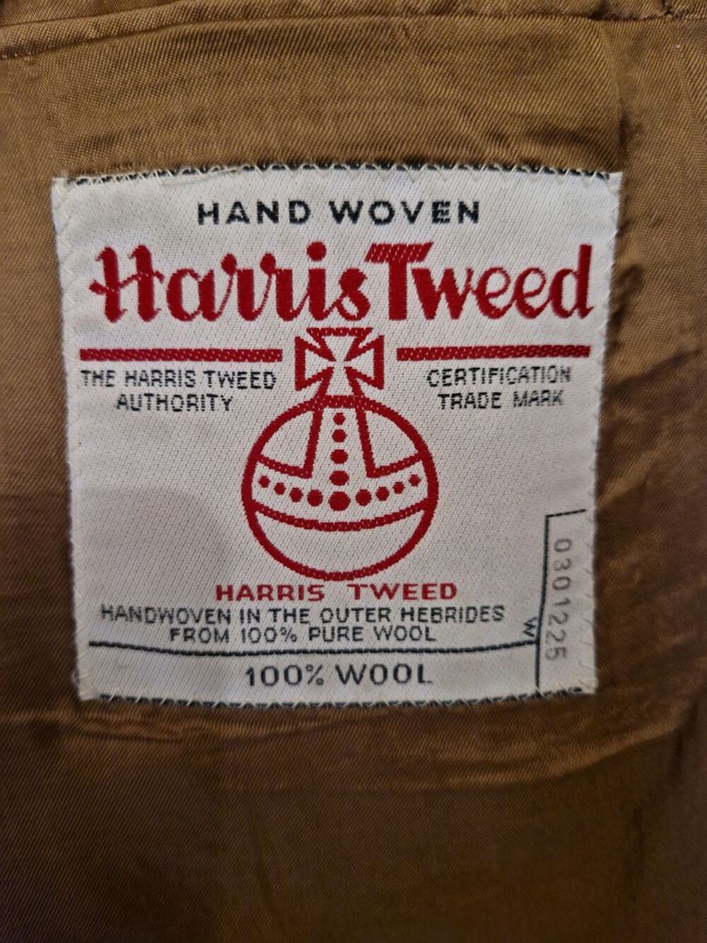 veste homme - marron - HARRIS TWEED - taille 64 Vêtements